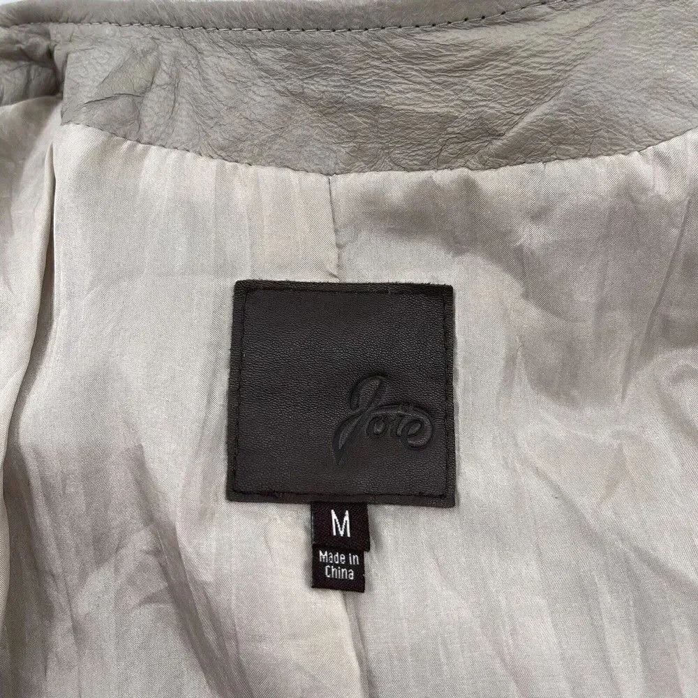 Joie womans lamb leather jacket medium silk lined Box G - Picture 5 of 10